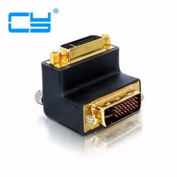 90 Degree Right Angled DVI 24+5 D dvi-d Digital Dual Link Male To Female Extension Adapter for HDTV LCD Monitor
90 Degree Right Angled DVI 24+5 D dvi-d Digital Dual Link Male To Female Extension Adapter for HDTV LCD Monitor