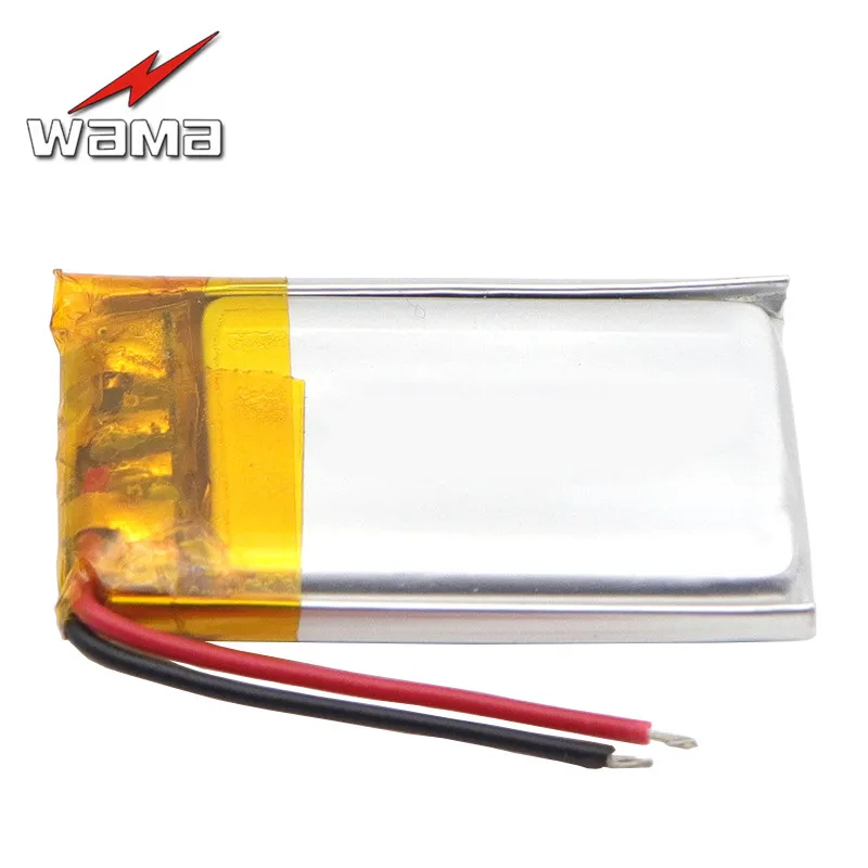 4pcs/lot Wama 502030 200mAh Li-Polymer Over-Charging Protected 052030 3.7V Rechargeable Batteries for Smart Watch WristBand
4pcs/lot Wama 502030 200mAh Li-Polymer Over-Charging Protected 052030 3.7V Rechargeable Batteries for Smart Watch WristBand
