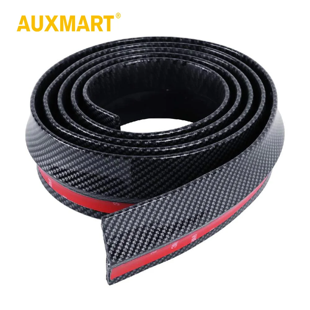 Auxmart 2 5 м * 6 см черный мягкий углеродный волоконный автомобильный резиновый