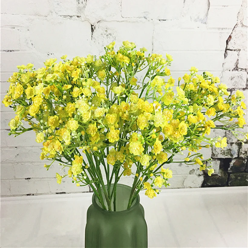 Luxury Babybreath branch Artificial Flowers Plastic fake plants Flower arrangement Wedding Decoration DIY supplies Gypsophila
Luxury Babybreath branch Artificial Flowers Plastic fake plants Flower arrangement Wedding Decoration DIY supplies Gypsophila