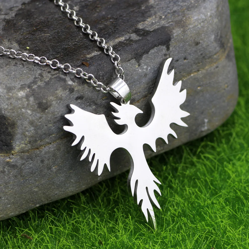 youe shone Men's Stainless Steel Pendant Necklace Phoenix Bird Firebird Biker -with 23 inch Chain
youe shone Men's Stainless Steel Pendant Necklace Phoenix Bird Firebird Biker -with 23 inch Chain