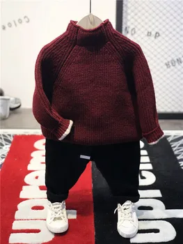 2pcs WLG boys winter clothing set kids knitted thick sweater and black pant set baby casual warm clothes children 2-7 years old
2pcs WLG boys winter clothing set kids knitted thick sweater and black pant set baby casual warm clothes children 2-7 years old