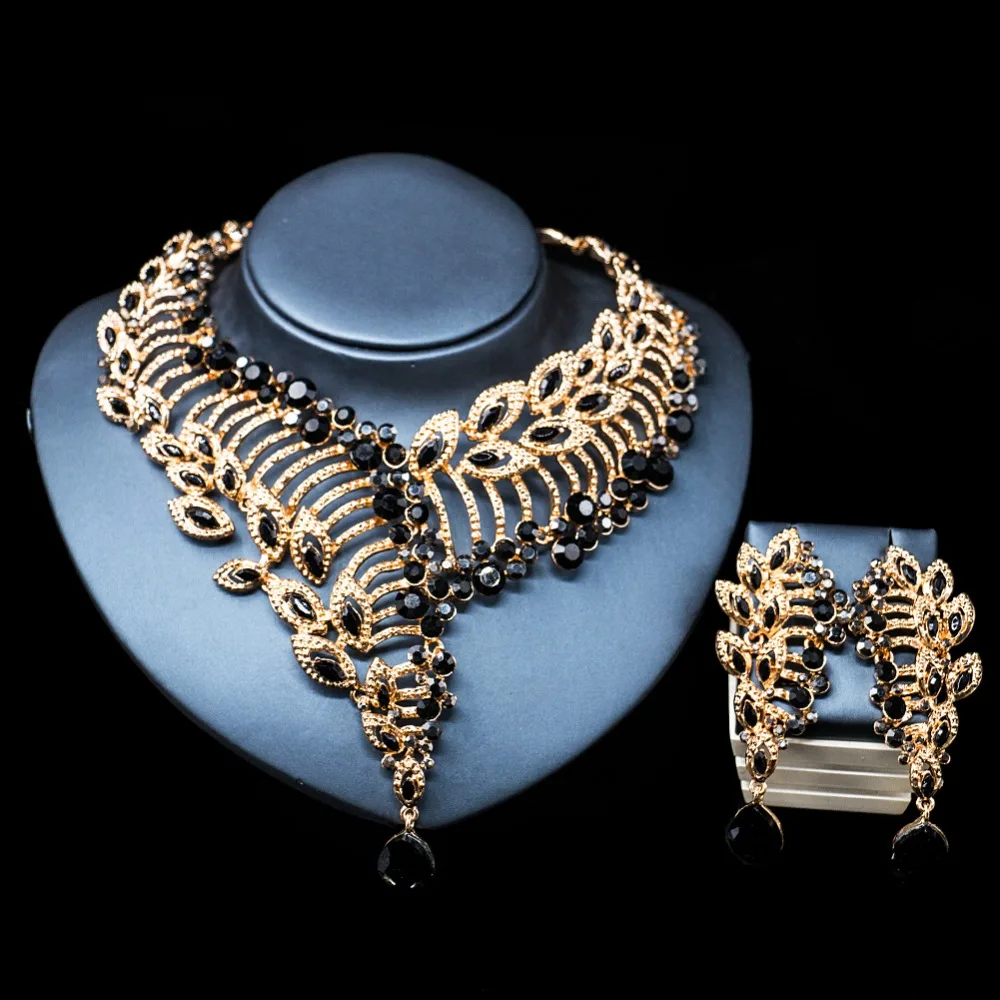 LAN PALACE african jewelry sets dubai gold color jewelry set gold color necklace and earrings for wedding free shipping
LAN PALACE african jewelry sets dubai gold color jewelry set gold color necklace and earrings for wedding free shipping