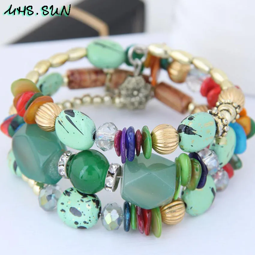 MHS.SUN Bohemia Women Beaded Bracelets Bangles Vintage Layered Girls Bracelets All-Match Party Jewelry Ethnic Accessories
MHS.SUN Bohemia Women Beaded Bracelets Bangles Vintage Layered Girls Bracelets All-Match Party Jewelry Ethnic Accessories