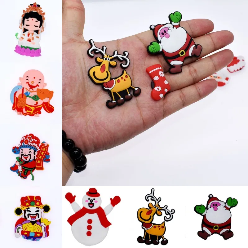 1PCS Christmas Chinese Wealth Symbol oft PVC Fridge Magnets Fit Refrigerator Or New Year Gift Fit Office Blackboard Size 5cm
1PCS Christmas Chinese Wealth Symbol oft PVC Fridge Magnets Fit Refrigerator Or New Year Gift Fit Office Blackboard Size 5cm