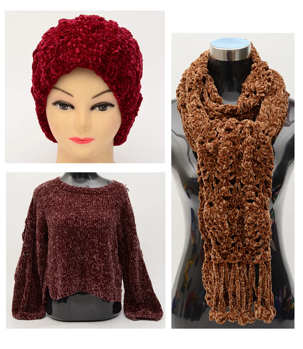 100g Gold Velvet Yarn Roving Scarf Knit Wool Yarn Thickness Warm Hat Household Knitting Scarf Hand Knitting Crochet Yarn
100g Gold Velvet Yarn Roving Scarf Knit Wool Yarn Thickness Warm Hat Household Knitting Scarf Hand Knitting Crochet Yarn