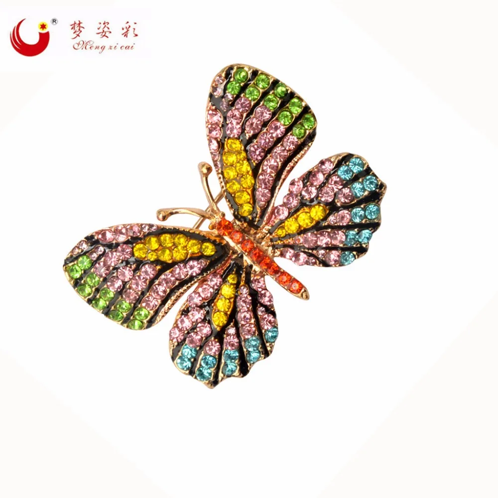 8 Colors Rhinestone Butterfly Brooch Pin Corsage Broach Women Dress Wedding Bridal Brooch Pin Garment Accessory Broches Jewelry
8 Colors Rhinestone Butterfly Brooch Pin Corsage Broach Women Dress Wedding Bridal Brooch Pin Garment Accessory Broches Jewelry