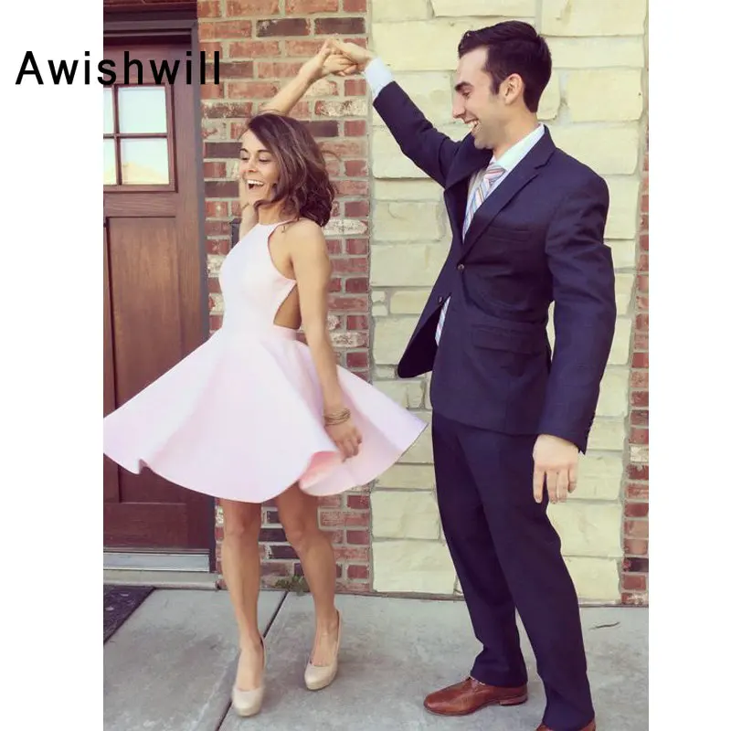 New Fashion A Line Open Back Elegant Cocktail Dresses Satin Short Mini Party Plus Size Homecoming Dresses Short Prom Gown
New Fashion A Line Open Back Elegant Cocktail Dresses Satin Short Mini Party Plus Size Homecoming Dresses Short Prom Gown