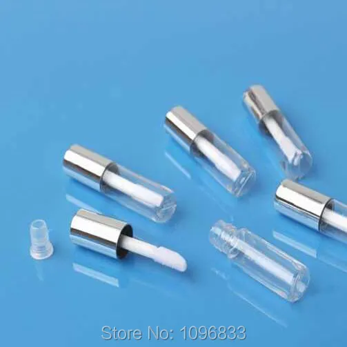 1.2ML 1G Mini Bottle with Brush, Silver Cap Lip Gloss Packaging Tube, Empty Nail Oil Tube, Cosmetic Sample Bottle, 100pcs/Lot
1.2ML 1G Mini Bottle with Brush, Silver Cap Lip Gloss Packaging Tube, Empty Nail Oil Tube, Cosmetic Sample Bottle, 100pcs/Lot
