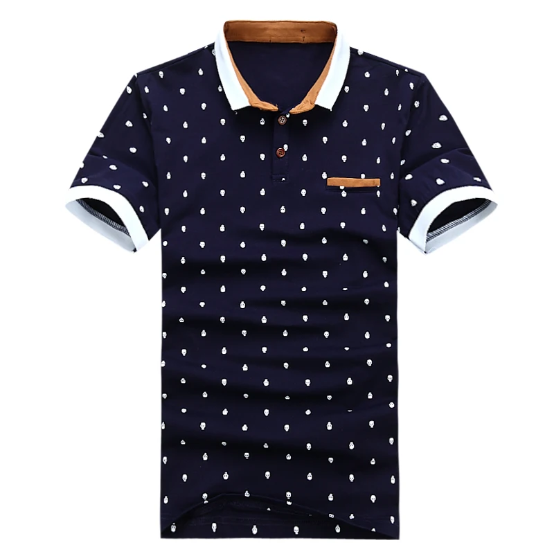 New Brand POLO Shirt Men Cotton Fashion Skull Dots Print Camisa Polo Summer Short-sleeve Casual Shirts Tops for Full Print
New Brand POLO Shirt Men Cotton Fashion Skull Dots Print Camisa Polo Summer Short-sleeve Casual Shirts Tops for Full Print