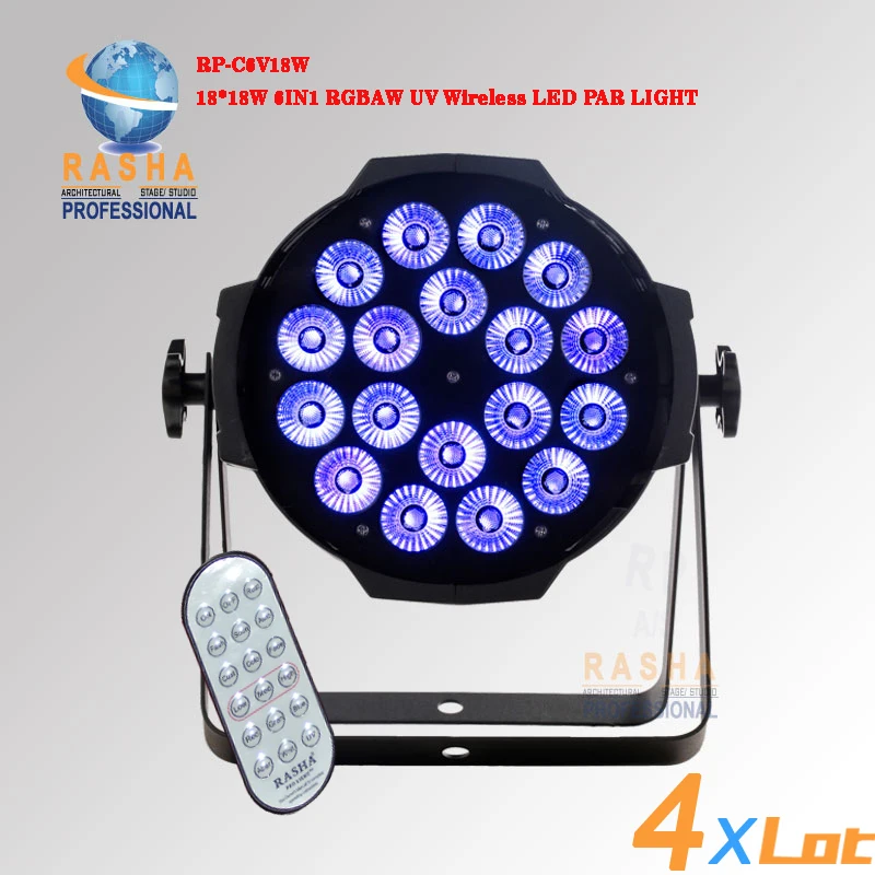 NO TAX UK STOCK Hex Wireless 18*18W 6IN1 RGBAW UV Aluminum WIFI LED Par Light LED Par Projector DMX Stage Light With Powercon
NO TAX UK STOCK Hex Wireless 18*18W 6IN1 RGBAW UV Aluminum WIFI LED Par Light LED Par Projector DMX Stage Light With Powercon