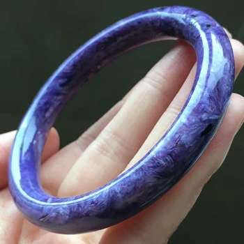 55mm Natural Purple Charoite Gemstone Beads Bangle Crystal Lady Bracelet Inner Diameter 55mm For Women Fashion AAAAAA
55mm Natural Purple Charoite Gemstone Beads Bangle Crystal Lady Bracelet Inner Diameter 55mm For Women Fashion AAAAAA