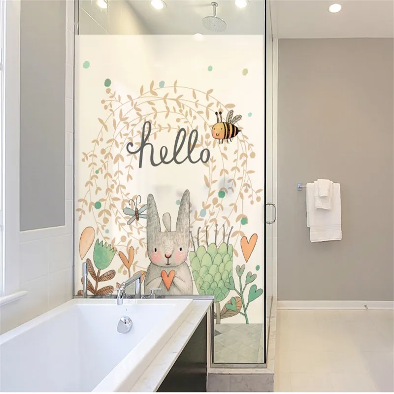 Waterproof Window Film Cartoon Sweet Happy Time Home Frosted Opaque Static Privacy Balcony Bathroom Decals Glass Sticker New
Waterproof Window Film Cartoon Sweet Happy Time Home Frosted Opaque Static Privacy Balcony Bathroom Decals Glass Sticker New
