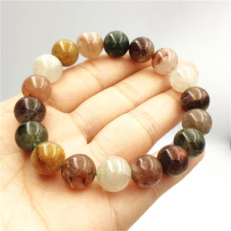 11mm Jewelry Bracelet Natural Phantom Quartz Gemstone Party Anniversary Gift Stretch For Women Men Colorful Crystal Bracelets
11mm Jewelry Bracelet Natural Phantom Quartz Gemstone Party Anniversary Gift Stretch For Women Men Colorful Crystal Bracelets