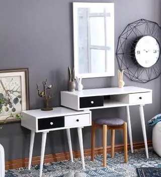 Toilet table. Real wood table. Assemble