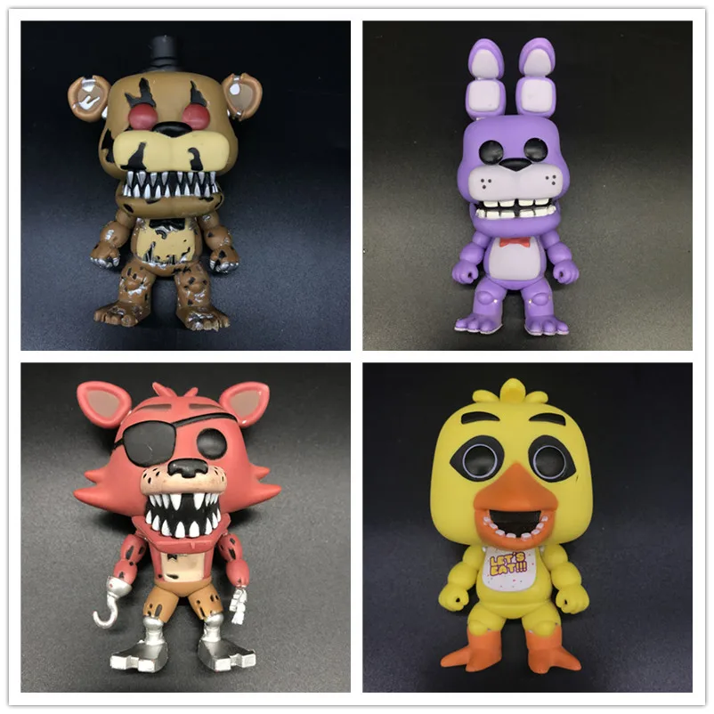 Foxy The Pirate /CHICA/BONNIE/NIGHTMARE FREDDY/GLOW ON THE DARK Five Nights at Freddy's Model toys Collect gifts
Foxy The Pirate /CHICA/BONNIE/NIGHTMARE FREDDY/GLOW ON THE DARK Five Nights at Freddy's Model toys Collect gifts
