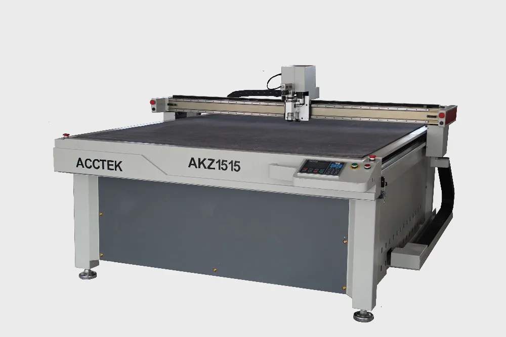 good quality cnc vibrating knife cutting machine AKZ1515 working area 1500*1500 mm for leather paper cloths
good quality cnc vibrating knife cutting machine AKZ1515 working area 1500*1500 mm for leather paper cloths