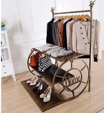 Upscale clothing racks. Zhongdao bag shoe rack. Decorative rack wheel water table551
Upscale clothing racks. Zhongdao bag shoe rack. Decorative rack wheel water table551