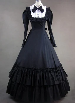 Halloween Cosplay Long Sleeve Bowknot Cosplay Costumes Gothic Victorian Princess Dress Ball Gown Lolita Dresses
Halloween Cosplay Long Sleeve Bowknot Cosplay Costumes Gothic Victorian Princess Dress Ball Gown Lolita Dresses