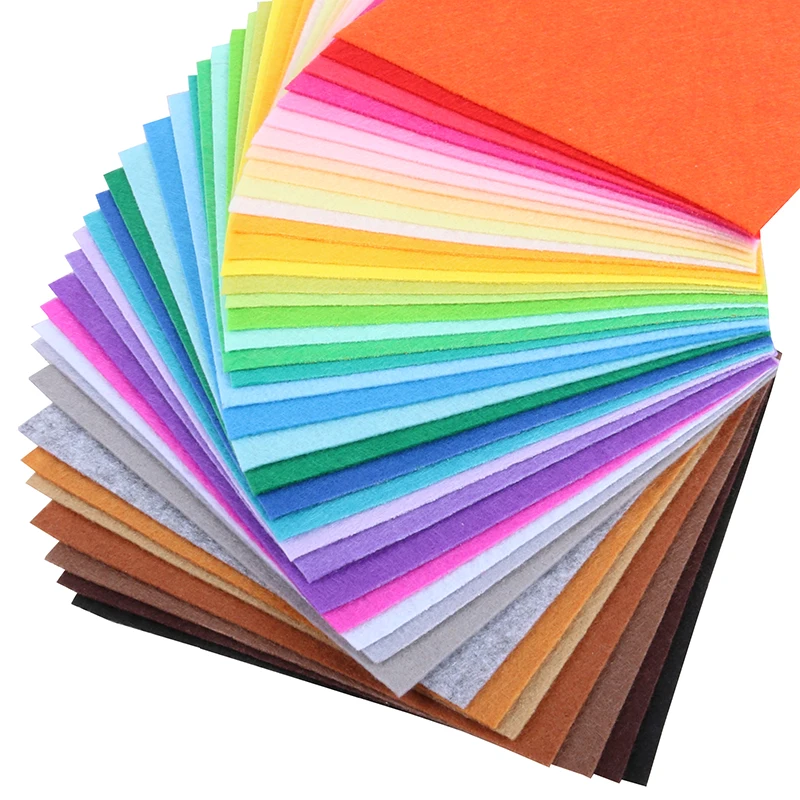 Nanchuang 1mm Thickness Non Woven Felt Fabric For Home Decoration Pattern Bundle Sewing Dolls&Crafts Material 40Pcs/Pack 20x20cm 
Nanchuang 1mm Thickness Non Woven Felt Fabric For Home Decoration Pattern Bundle Sewing Dolls&Crafts Material 40Pcs/Pack 20x20cm