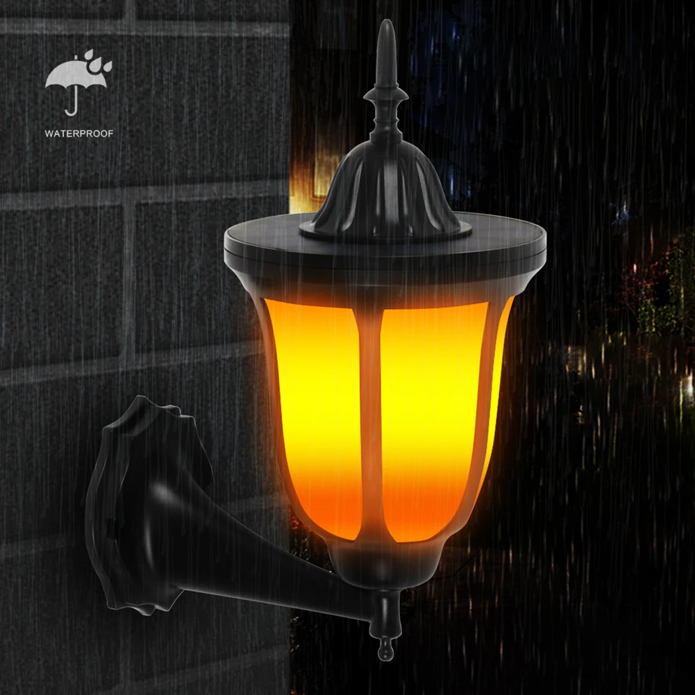 Outdoor Solar Powered Eco Friendly Energy Saving Flickering Flames Waterproof Wall Light Easy Install 96 LED Induction Garden
Outdoor Solar Powered Eco Friendly Energy Saving Flickering Flames Waterproof Wall Light Easy Install 96 LED Induction Garden