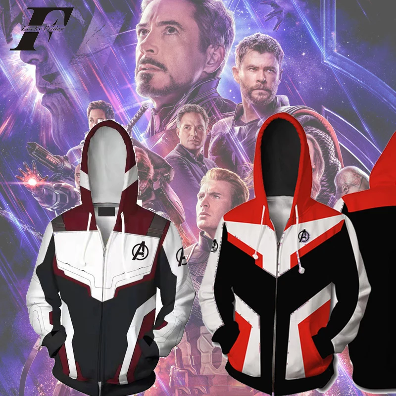Avengers Endgame Cosplay Quantum Realm Sweatshirt Hoodie men women avenger End game streetwear Jacket Captain Superhero clothes
Avengers Endgame Cosplay Quantum Realm Sweatshirt Hoodie men women avenger End game streetwear Jacket Captain Superhero clothes