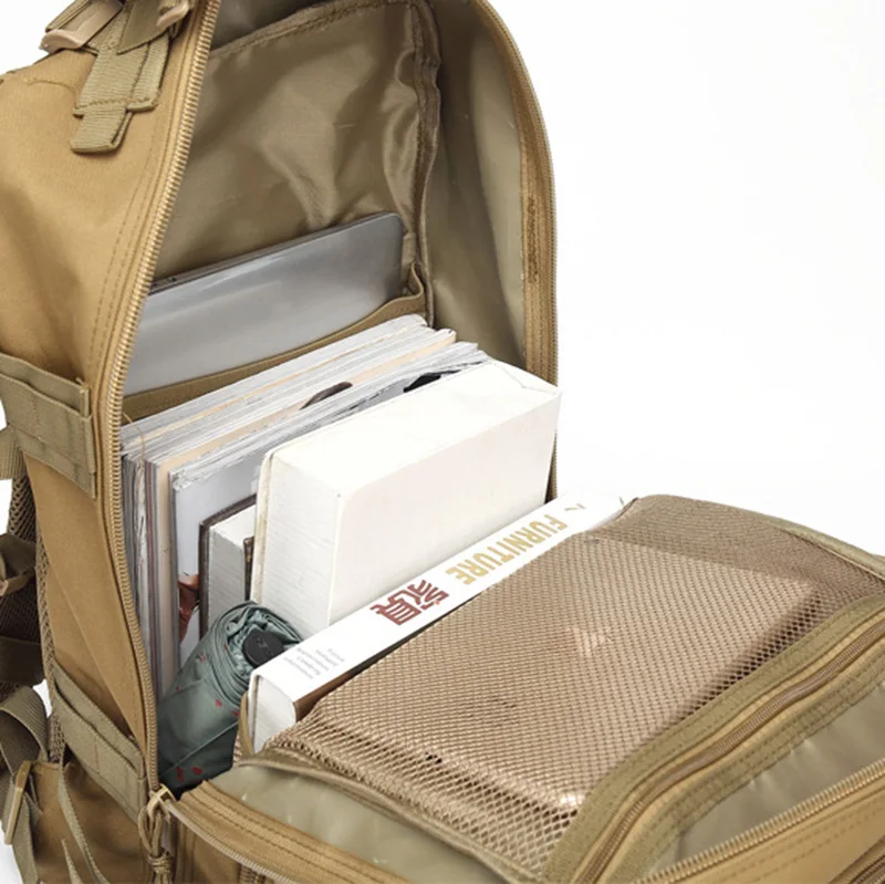 30L Outdoor Military Tactical Backpack Molle Bag Army Sport Rucksack Climbing Camping Trekking Storage Camouflage Bag BP0272 (20)