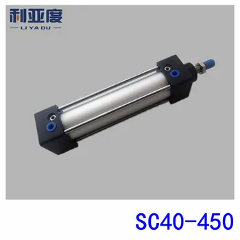 SC40*450 Rod aluminum alloy standard cylinder SC40X450 pneumatic components 40mm Bore 450mm Stroke
SC40*450 Rod aluminum alloy standard cylinder SC40X450 pneumatic components 40mm Bore 450mm Stroke
