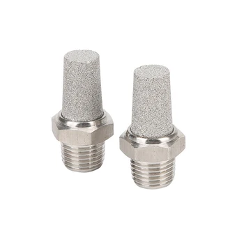 1/8" 1/4" 3/8" 1/2" BSPT Male Pneumatic Silencer Muffler Connector Air Fitting 304 Stainless Steel
1/8" 1/4" 3/8" 1/2" BSPT Male Pneumatic Silencer Muffler Connector Air Fitting 304 Stainless Steel