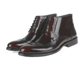 CH.KWOK Patent Leather Man High Top Sneakers Shoes Lace Up Italian Dress Shoes For Man Borgues Carved Martin Boots Male Flats
CH.KWOK Patent Leather Man High Top Sneakers Shoes Lace Up Italian Dress Shoes For Man Borgues Carved Martin Boots Male Flats