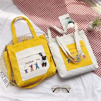 Women Canvas Shoulder Bag cartoon Painting Foldable Ladies Shopping Bag Feminina Simple Eco Pure Cotton Cloth Handbag Tote
Women Canvas Shoulder Bag cartoon Painting Foldable Ladies Shopping Bag Feminina Simple Eco Pure Cotton Cloth Handbag Tote