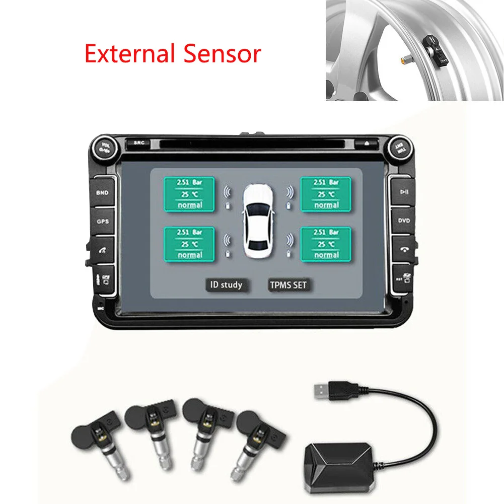 Easy Install Auto Alarm Digital USB TPMS Wireless For Android Vehicle Sensor Tool Module Transmission Tire Pressure Monitor
Easy Install Auto Alarm Digital USB TPMS Wireless For Android Vehicle Sensor Tool Module Transmission Tire Pressure Monitor