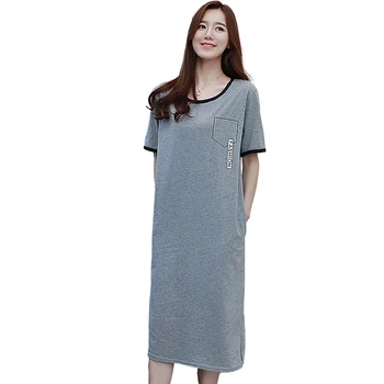 Soft Cotton Nightgown Women Sweet Girl Lounge Cute Nightdress Sleepwear Summer Home Dress Casual Long Nightwear Sleepshirts Shir
Soft Cotton Nightgown Women Sweet Girl Lounge Cute Nightdress Sleepwear Summer Home Dress Casual Long Nightwear Sleepshirts Shir