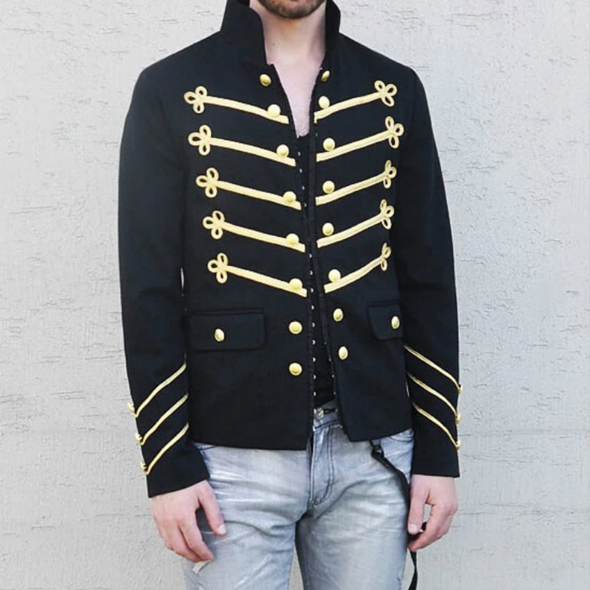Steampunk Retro Gothic Gentleman Steampunk Jacket Coat Fashion Punk Long Sleeve Spirng Autumn Coat For Men Club Night Clithes
Steampunk Retro Gothic Gentleman Steampunk Jacket Coat Fashion Punk Long Sleeve Spirng Autumn Coat For Men Club Night Clithes