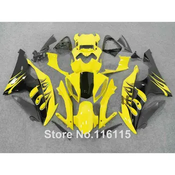 Fit for YAMAHA R6 2008 -2014 black flames yellow fairings set YZF R6 08 - 13 14 custom fairing kit #2160 Full injection
Fit for YAMAHA R6 2008 -2014 black flames yellow fairings set YZF R6 08 - 13 14 custom fairing kit #2160 Full injection