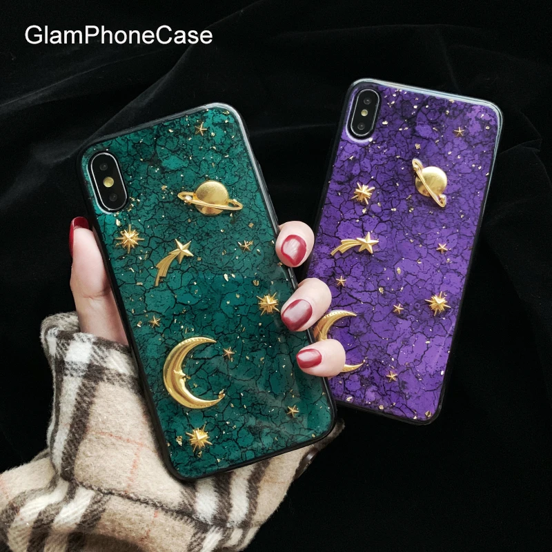 GlamPhoneCase Marble Stars Gold Foil Phone Case For iPhone XS Max XS XR X 8 8plus 7 7plus 6 / 6S Plus Soft Tpu Back Cover
GlamPhoneCase Marble Stars Gold Foil Phone Case For iPhone XS Max XS XR X 8 8plus 7 7plus 6 / 6S Plus Soft Tpu Back Cover