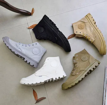 Spring and Autumn Non-slip High-top Men's Boots Canvas Boots Military Boots Trend Retro Casual Shoes Outdoor Shoes Martin Boots
Spring and Autumn Non-slip High-top Men's Boots Canvas Boots Military Boots Trend Retro Casual Shoes Outdoor Shoes Martin Boots