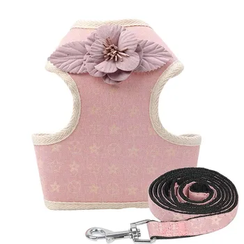 Small Dog Harness Vest for Small Dogs Flower Mesh Padded Puppy Pet Cat Harnesses and Leash Set for Pitbull Beagle Yorkies
Small Dog Harness Vest for Small Dogs Flower Mesh Padded Puppy Pet Cat Harnesses and Leash Set for Pitbull Beagle Yorkies