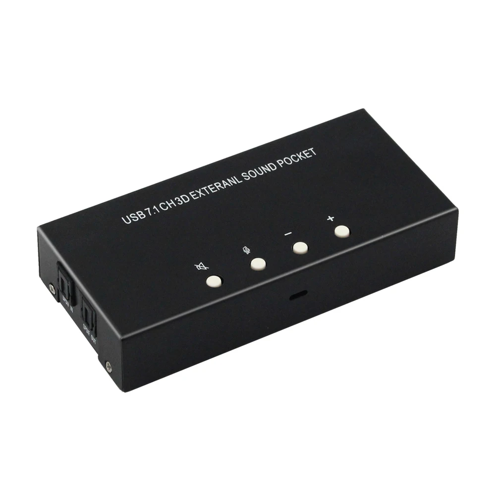 High Quality Brand New Channel 3D 7.1 USB External Sound Card Sound Box Support Digital Audio Streaming Vista With Driver CD
High Quality Brand New Channel 3D 7.1 USB External Sound Card Sound Box Support Digital Audio Streaming Vista With Driver CD