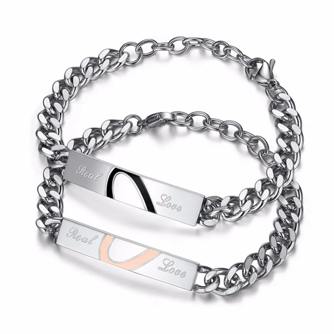 Fashion Stainless Steel Bracelet Bangle For Lover Bohemian Love Heart Bracelet Shellhard Couple Silver Figaro Hand Chain Jewelry
Fashion Stainless Steel Bracelet Bangle For Lover Bohemian Love Heart Bracelet Shellhard Couple Silver Figaro Hand Chain Jewelry