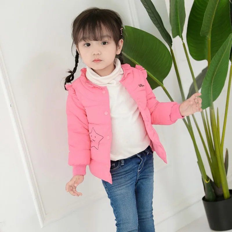 CROAL CHERIE Ruffle Kids Girls Winter Jacket And Coats Warm Princess Winter Parkas Thicken Children Clothing Snowsuit 80-130cm (8)