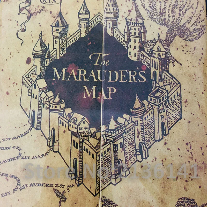 New Arrive The Marauder's Map/Hogwart Letter HP Movie Harry Wizard Ron Hedwig Hermione King's Cross Railway Station
New Arrive The Marauder's Map/Hogwart Letter HP Movie Harry Wizard Ron Hedwig Hermione King's Cross Railway Station
