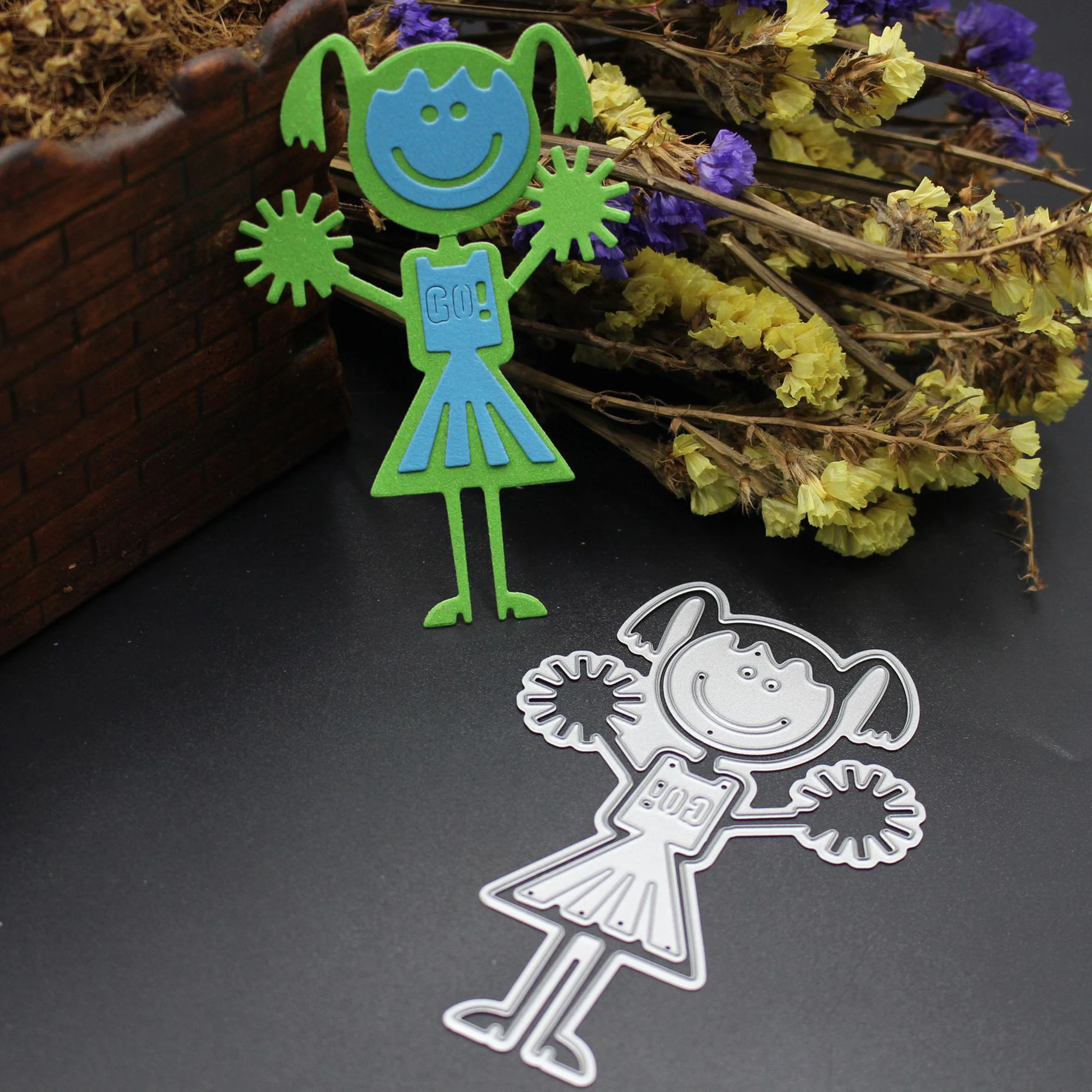 Girl Cheerleading Team Design Craft Metal Cutting Dies lovely scrapbooking Album Paper Card Craft Embossing Die Cuts
Girl Cheerleading Team Design Craft Metal Cutting Dies lovely scrapbooking Album Paper Card Craft Embossing Die Cuts