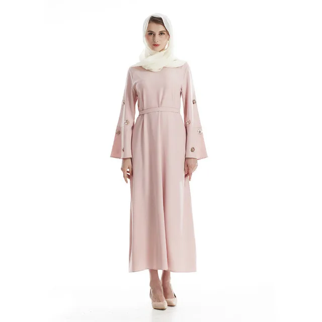 Long Muslim Abaya Women Beads Turkish Dresses Female Islamic Clothing Abaya Evening Kaftan Hijab Robe Caftan Dubai Arab Dress
Long Muslim Abaya Women Beads Turkish Dresses Female Islamic Clothing Abaya Evening Kaftan Hijab Robe Caftan Dubai Arab Dress