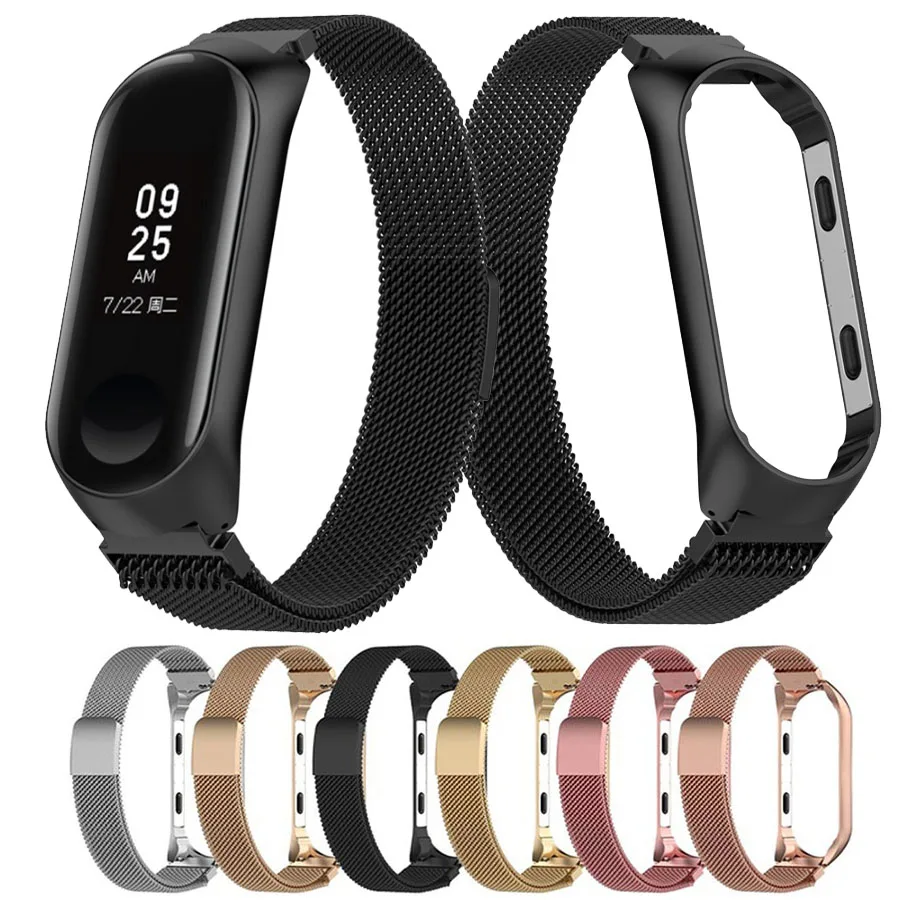 Milanese Loop Bracelet Stainless Steel band For xiaomi Mi Band 3 Smart Watch Band Strap Quick Release Bracelet Belt Wristband
Milanese Loop Bracelet Stainless Steel band For xiaomi Mi Band 3 Smart Watch Band Strap Quick Release Bracelet Belt Wristband
