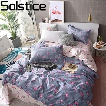 Solstice Home Textile Girl Kid Teen Bed Linens Flamingo Gray Duvet Cover Pillowcase Flat Sheet King Queen Full Woman Bedding Set
Solstice Home Textile Girl Kid Teen Bed Linens Flamingo Gray Duvet Cover Pillowcase Flat Sheet King Queen Full Woman Bedding Set