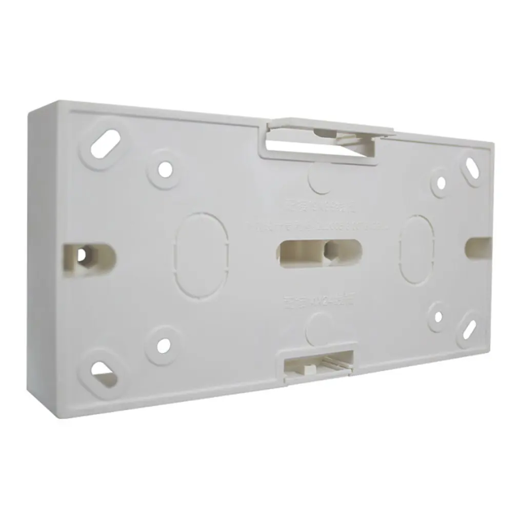 Surface Mounted Switch Box PVC Flame Retardant 86 Single And Double Bottom Box Socket Panel Base Junction Box
Surface Mounted Switch Box PVC Flame Retardant 86 Single And Double Bottom Box Socket Panel Base Junction Box