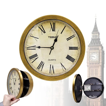 Party gift favor Room escape game prop Golden Clock Hidden Safes Wall Cash /Jewelry/Watchs Storage Box Safe Clock
Party gift favor Room escape game prop Golden Clock Hidden Safes Wall Cash /Jewelry/Watchs Storage Box Safe Clock
