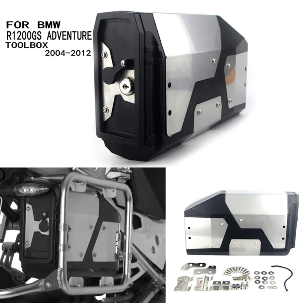 Для BMW R1200GS ADV GSA R1250GS LC Adventure 2013 ON Alloy ABS Box Toolbox 4 2 литра ящик для инструментов левый