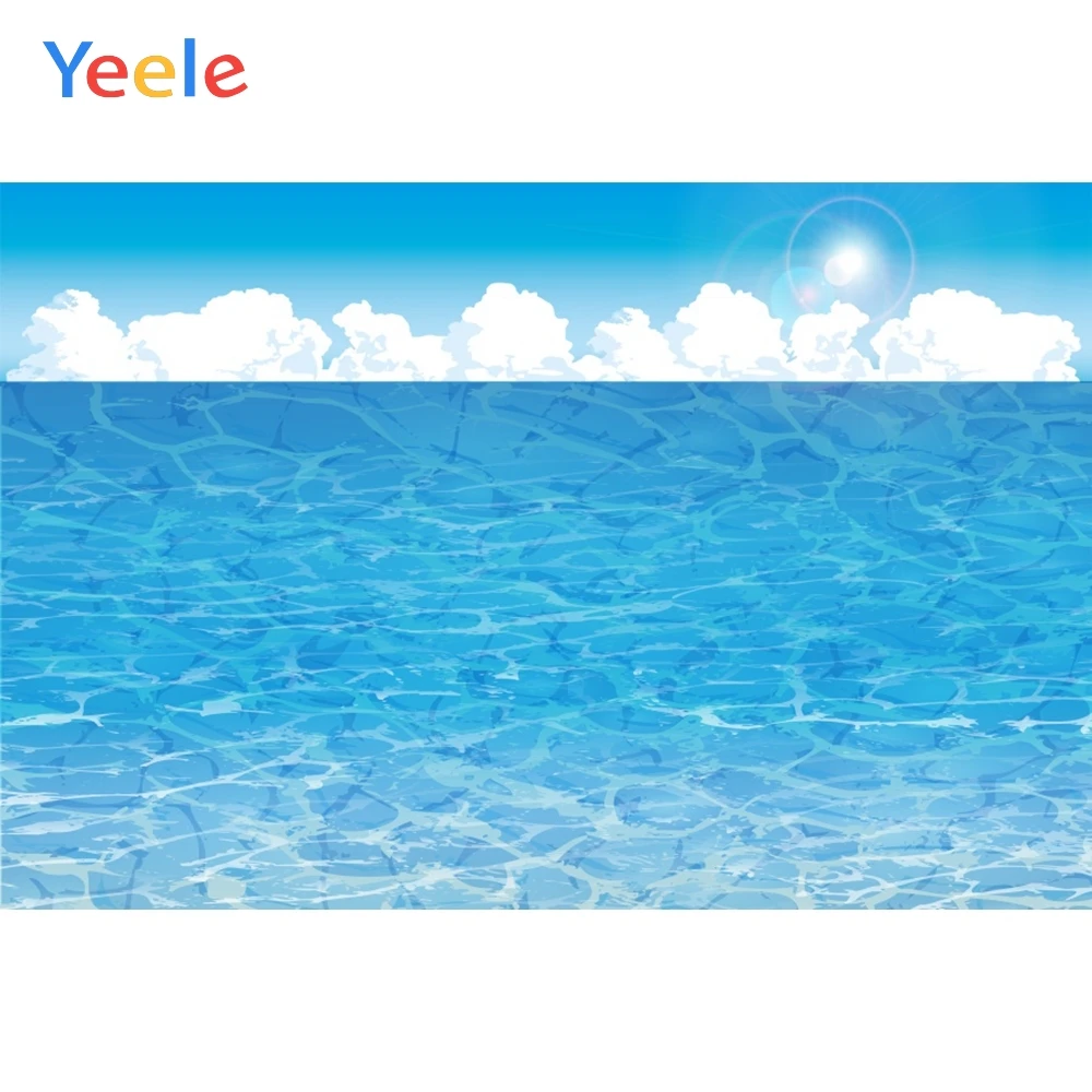 Yeele Blue Sky White Clouds Sea Water Summer Holiday Photography Backgrounds Customized Photographic Backdrops for Photo Studio
Yeele Blue Sky White Clouds Sea Water Summer Holiday Photography Backgrounds Customized Photographic Backdrops for Photo Studio